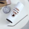 Buy Hijab Silhouette Personalized Stainless Steel Tumbler With Straw