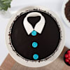 Gift His Majesty Chocolate Cream Cake For Great Dad