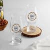 Gift Holiday Cheer Personalized Beer Glass - Set Of 2