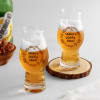 Holiday Cheer Personalized Beer Glass - Set Of 2 Online