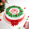 Holly Leaves Semi Fondant Cake (2kg) Online