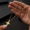 Buy Holy Cross Pendant With Chain - Gold