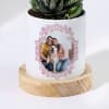 Gift Home Sweet Home - Haworthia Succulent With Personalized Pot