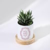 Buy Home Sweet Home - Haworthia Succulent With Personalized Pot