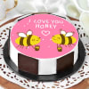 Honey Bees Proposal Cake (1 Kg) Online