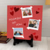 Gift Hooked on You Personalized Photo Tile