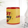 Buy Hot Stuff Personalized Red Ceramic Mug