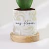 Buy Hoya Heart Plant With Pot - Personalized
