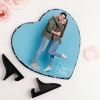 Buy Hug Day Personalized Heart Rock Tile with Candles