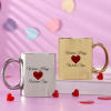 Hugs And Sips Personalized Mugs (Set of 2) Online