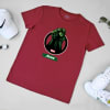 Hulk Punch Personalized Tee For Men Maroon Online