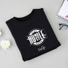 Gift Humble-Hustle Personalized Tee for Women - Black