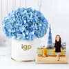 Hydrangea Blooms With Personalized Caricature Online