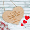 I Gave You My Heart Personalized Wooden Wall Hanging Online