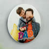 Gift I Love Dad Personalized Photo Clock