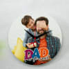 I Love Dad Personalized Photo Clock Online