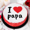 I Love Papa Poster Cake (Half Kg) Online