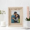 Gift I Love Us - Personalized Rotating Wooden Frame - Set Of 2