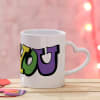 Gift I Love You Colorful Heart Handle Mug