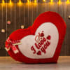 I Love You Heart Shape Soft Cushion Online