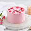 Shop I Love You Mini Cream Cake (250 Gm)