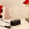 Shop I Love You Personalized LED Lamp