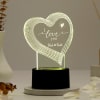 Gift I Love You Personalized LED Lamp