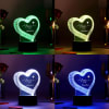Buy I Love You Personalized Multicolour LED Lamp