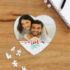 Gift I Love You Personalized Paper Heart Shaped Puzzle