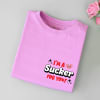 Buy I'm A Sucker For You - Personalized Women's T-shirt - Lilac