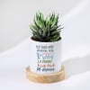 I'm Sorry - Haworthia Succulent With Personalized Pot Online