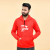 Buy I'm Yours No Refunds Red Hoodies for Couples