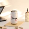 Gift I Wine - Personalized Can Tumbler - White