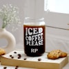 Buy Iced Coffee Please - Personalized Can-Shaped Glass With Straw