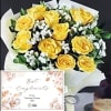 IGI Bunch Of 20 yellow Roses Online