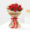 IGP Timeless Love 10 Red Roses Bouquet in Designer Paper Online