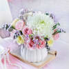 Gift Impassioned Flowers in Elegant Vase for Mom