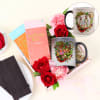 Independence Day Personalized Choco-Floral Arrangement Online
