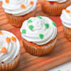Shop Independence Day Vanilla Cupcakes - Set Of 6