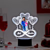 Infinite Love Personalized LED Lamp Black Base Online