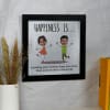 Gift Infinite Sibling Love Personalized Caricature Photo Frame