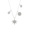 Gift Infinite Sparkle Silver Pendant Necklace