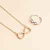 Infinity Grace Necklace And Ring Set Online
