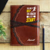 Inspiring Personalized Brown Journal Online