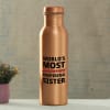 Inspiring Sister Copper Water Bottle Online