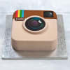 Instagram Logo Shaped Fondant Cake (5 Kg) Online