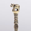 Gift Intricate Brass Pooja Diya And Bell-Set Of 2