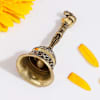 Shop Intricate Brass Pooja Diya And Bell-Set Of 2