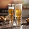 Inverted Bottle Shaped Beer Glass - Set Of 2 Online