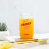 Buy Is It Friday Yet - Personalized Can-Shaped Glass With Straw